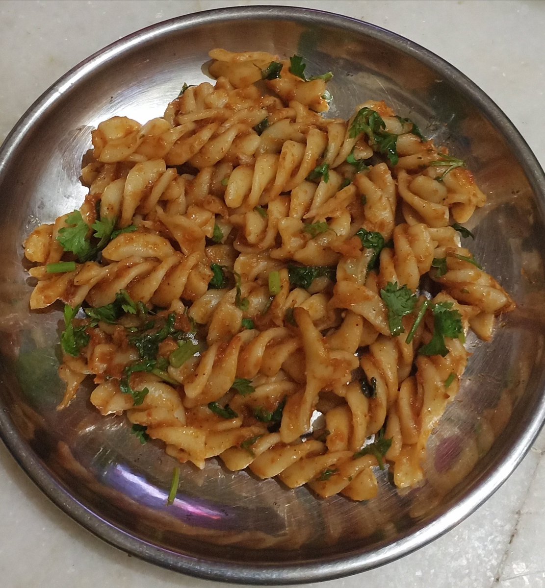 varshu131's tweet photo. Home-made Pasta😋 https://t.co/nQTdr67bxJ