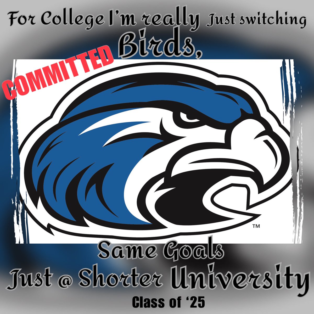 I am extremely blessed to say that I am 100% committed to Shorter University 🤍💙!!  Thank you to my coaches , teammates, and family that helped me achieve this goal. #FLYHAWKS <a href="/Shorter_WBB/">Shorter University Women’s Basketball</a> @CoachHughesBC