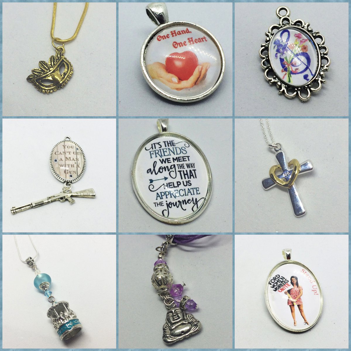 nvitation's tweet image. We have lots of different  necklaces and pendants which represent many different shows. Do you know someone with a favourite show? why not give them the perfect Birthday or Christmas present to celebrate their favourite? nvitation.co.uk