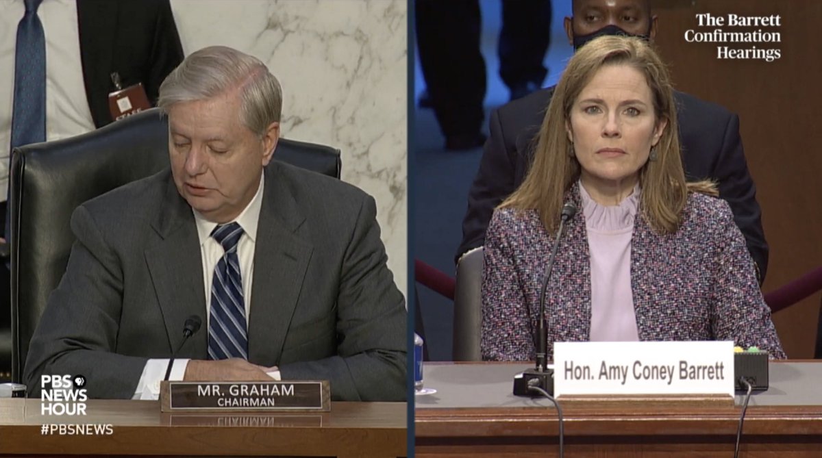 Lambda Legal (@LambdaLegal) on Twitter photo 2020-10-14 13:10:41 Today is day three of #SCOTUSHearings for Amy Coney Barrett, Donald Trumps Supreme Court nominee. This is not normal. These hearings are being held DURING an election (& pandemic), while the Senate is closed, in order to install a Justice who will gut civil rights protections. Today is day three of #SCOTUSHearings for Amy Coney Barrett, Donald Trumps Supreme Court nominee. This is not normal. These hearings are being held DURING an election (& pandemic), while the Senate is closed, in order to install a Justice who will gut civil rights protections.