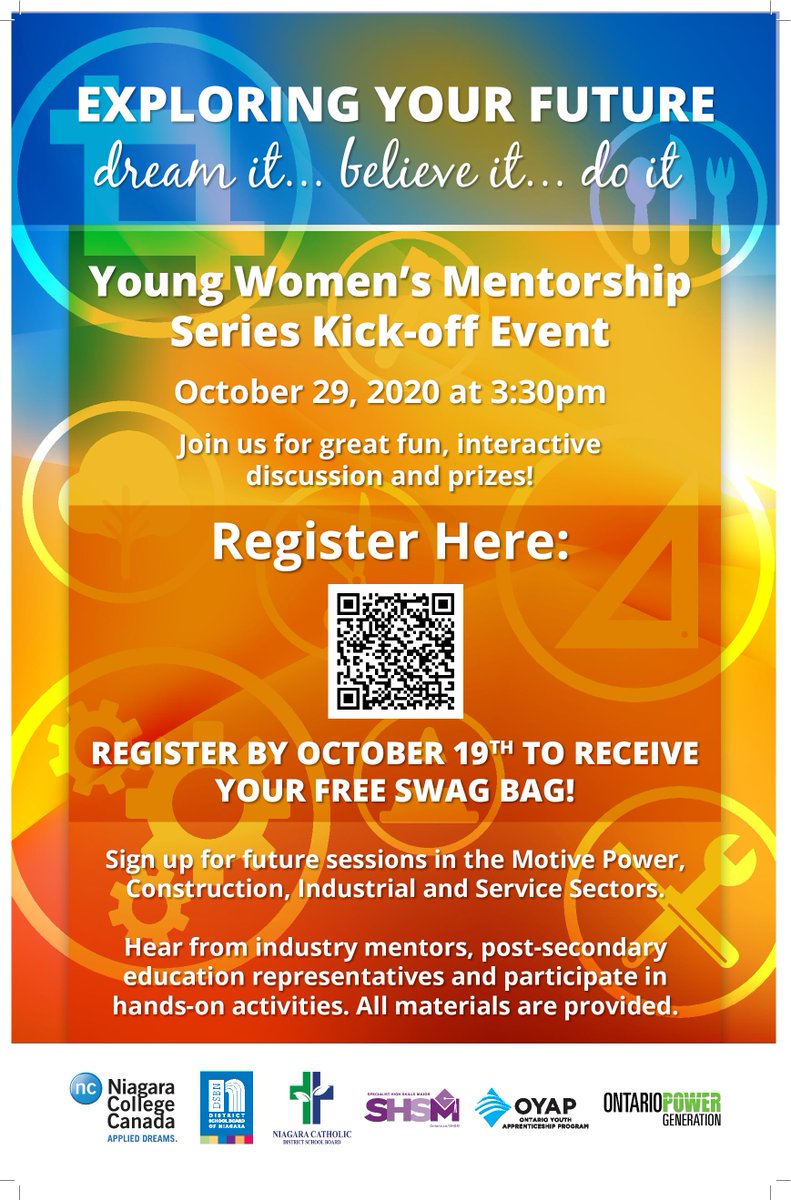 niagaracatholic's tweet photo. We're thrilled to be a part of this great #womenintrades event with our partners @niagaracollege and @DSBNNiagara to introduce more young women to the awesome career opportunities that await them. Register by October 19 for a free swag bag. #skilledtrades https://t.co/YbWksO2gVr