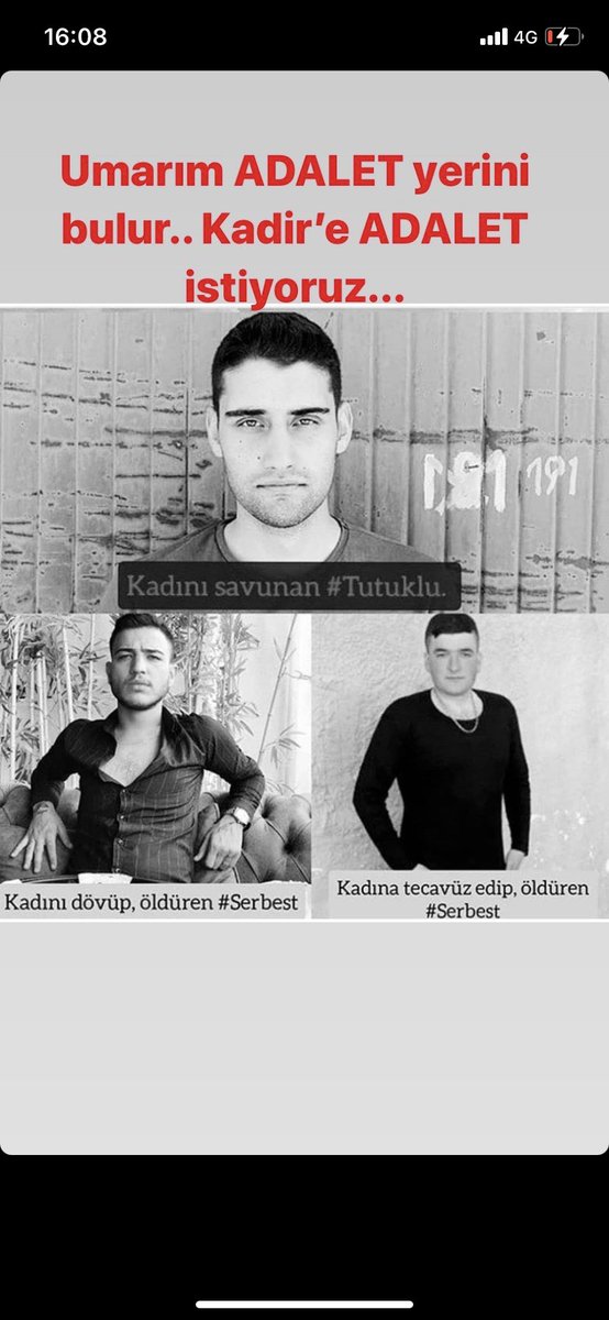 #kadirsekericinberaat #kadirsekericinadalet #KadinaSiddeteHayir