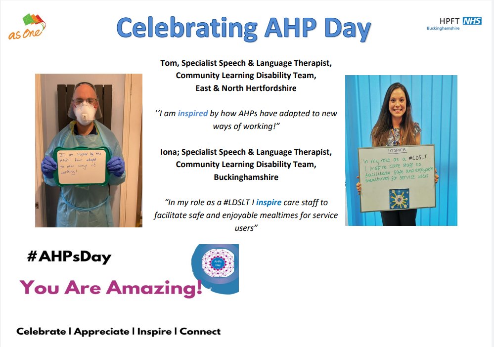 jessdrayton's tweet photo. Thank you to all the amazing AHPs, particularly the SLT team @HPFT_NHS. Let's celebrate the great work we do! #AHPsDay2020 #BetterTogether @RCSLT @nancy90335292 @JackGrifSLT @SltIona https://t.co/j9cVUKjcaF