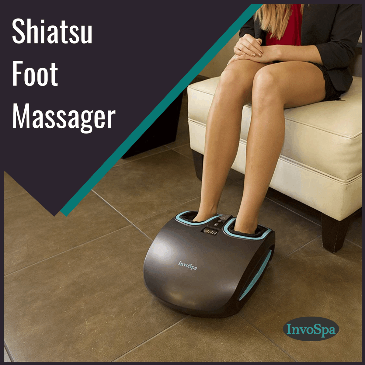InvoSpa's tweet photo. Shiatsu Foot Massager can improve blood circulation, relieve muscle tension, tired feet, neuropathy and chronic nerve pain by turning on the heat function. #massager #footmassager #massaging https://t.co/mOAoSKdajK
