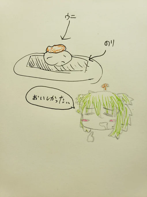 今日はお寿司食べました! 