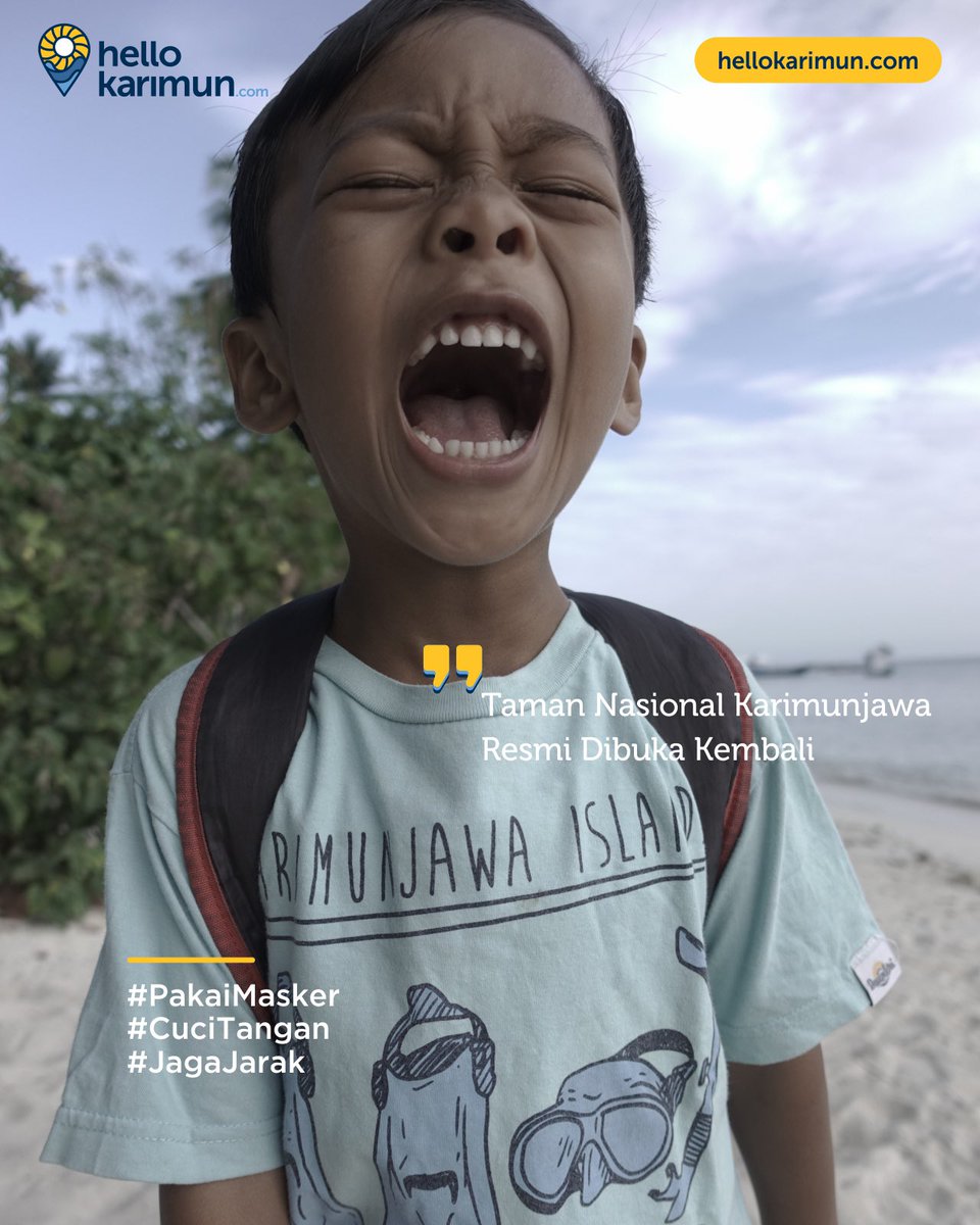 hellokarimun's tweet photo. Genap sudah 7 bulan kami “berpuasa”.
Ditutup 17 Maret 2020. Dibuka kembali 16 Oktober 2020.
Taman Nasional Karimunjawa resmi dibuka kembali.

Share yuk ekspresi ketika kamu tau #Karimunjawa dibuka kembali ~
_
Punya jatah cuti yang gak kepakai?
HelloKarimun aja!

#HelloKarimun https://t.co/dwmeRDANCl