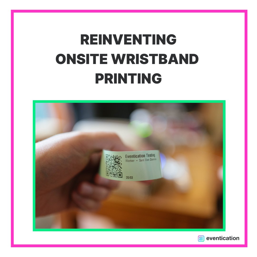 Eventication's tweet image. Never order too few or too many wristbands again.

Print your own personalized wristbands on site. 

Plug and Print with our revolutionary new printing system.

#eventication #plugandprint #accreditation #events #festivals