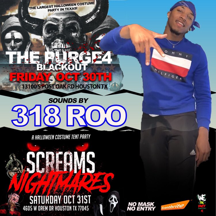 2016Joshua's tweet photo. UGHHOOOOOOO WE BOUT TO GET THE #FEVERBEACHPARTY VIBE AT #THEPURGE4 #ScreamsAndNightmares 

MY BRO @darellandrews AKA DJ 318 ROO LIVE IN THE MIX https://t.co/H45rQRxAth