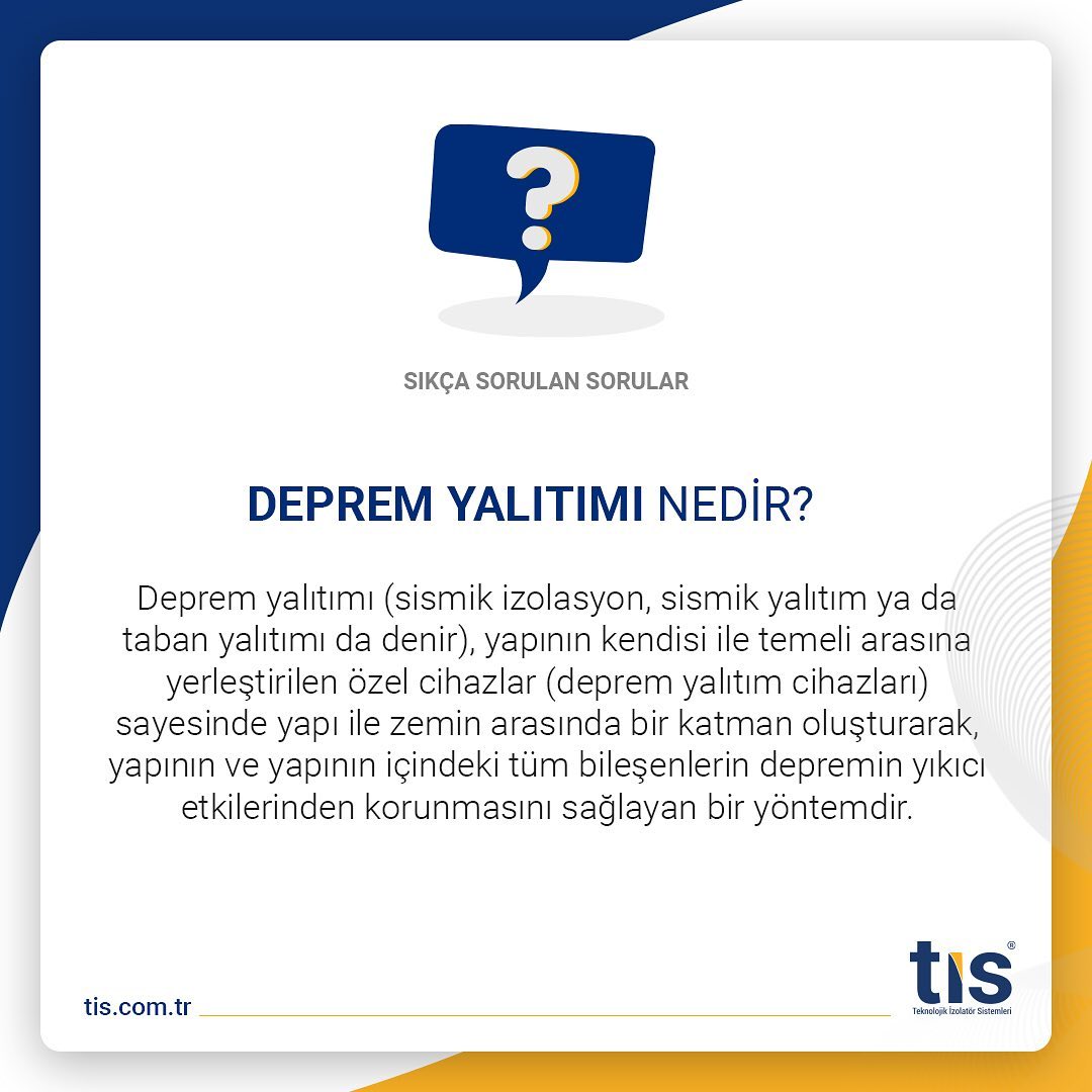 DEPREM YALITIMI NEDİR?
