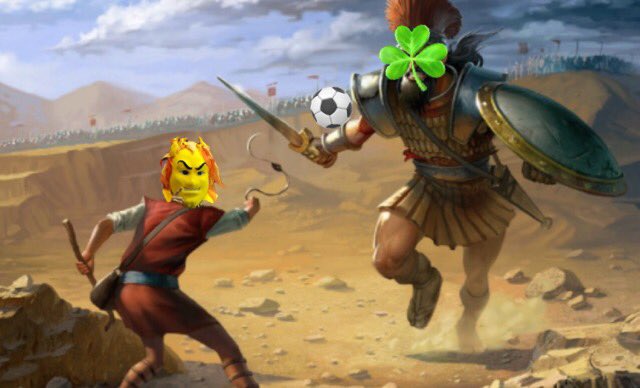 Blaze play the #1 team in MN today at 4:30 in the Valley of Elah. Will this be the biggest upset since the Bible??? #davidvgoliath <a href="/BurnsvilleSport/">BHS Athletics</a> <a href="/BlazeSuperfans/">BURNSVILLE SUPERFANS</a>