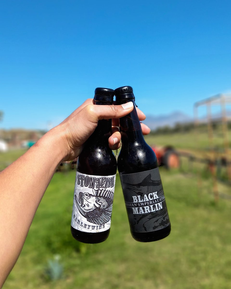 TriggerfishBrew's tweet photo. Look at what's back in the fridge - delicious. Cheers! 🍻 #triggerfishbrewery #triggerfish #craftbeer #stonefish #blackmarlin #triggerfishbrewing #barleywine #russianimperialstout #imperialstout #stout https://t.co/a588rMjHVD