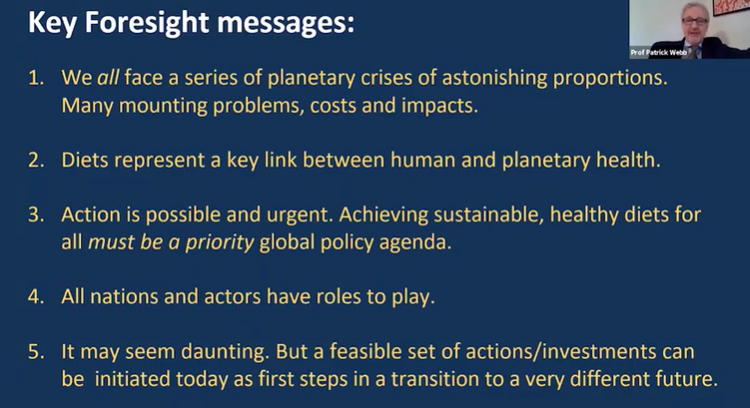 Glo_PAN's tweet photo. Missed @DrPatrickWebb's presentation on the key messages & evidence of our #Foresight report 1st time around? Watch it back here to find out why we need to seize this critical moment in time: https://t.co/hoHHp2yf6S
#InvestInFoodSystems #COVID19 #WorldFoodWeek https://t.co/PIPPBrIexn