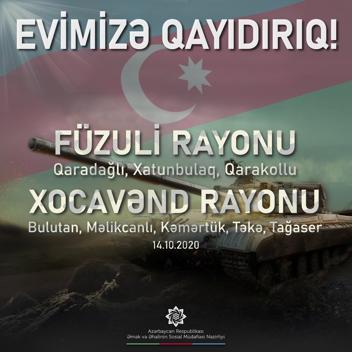 sevil_sevinc_'s tweet photo. #QarabağAzərbaycandır 🇦🇿
#KarabakhisAzerbaijan
#Füzuli #Xocavənd https://t.co/qTrL5nYSsQ