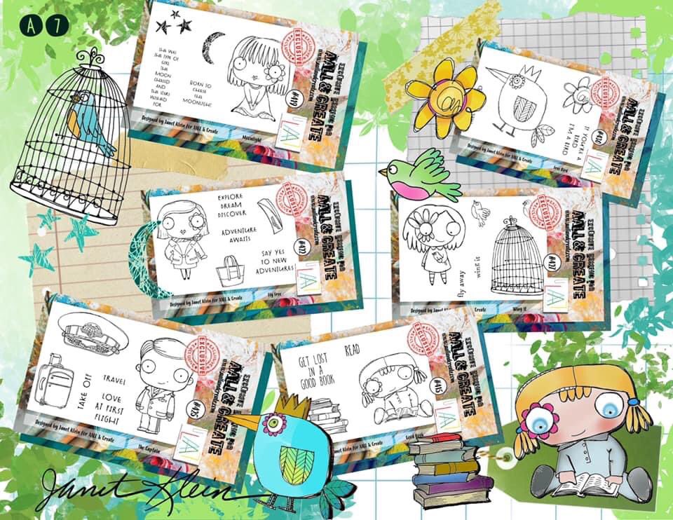 VeraLaneStudio's tweet photo. New fall release part 1! #aallandcreate #clearstamps #janetklein #flowereye #stamping #crafts https://t.co/DhACLGonhH