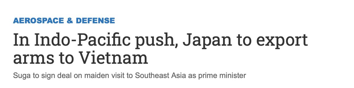 josebcollazo's tweet photo. Everybody talks about #China in #SEAsia, but let's not forget about #Japan. "Japan is also working to boost economic security ties with Southeast Asia as a whole, which it sees as key in its push for a "free and open Indo-Pacific." https://t.co/osq5SKCfoR #Vietnam #China https://t.co/Z15pZwX8R8