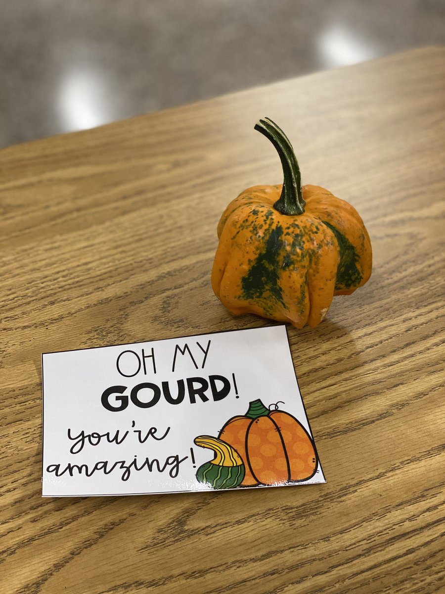 Cute surprise from <a href="/ChamberlayneES/">Chamberlayne Elementary School. Henrico, VA</a> administrators! Always thankful for their encouragement🎃