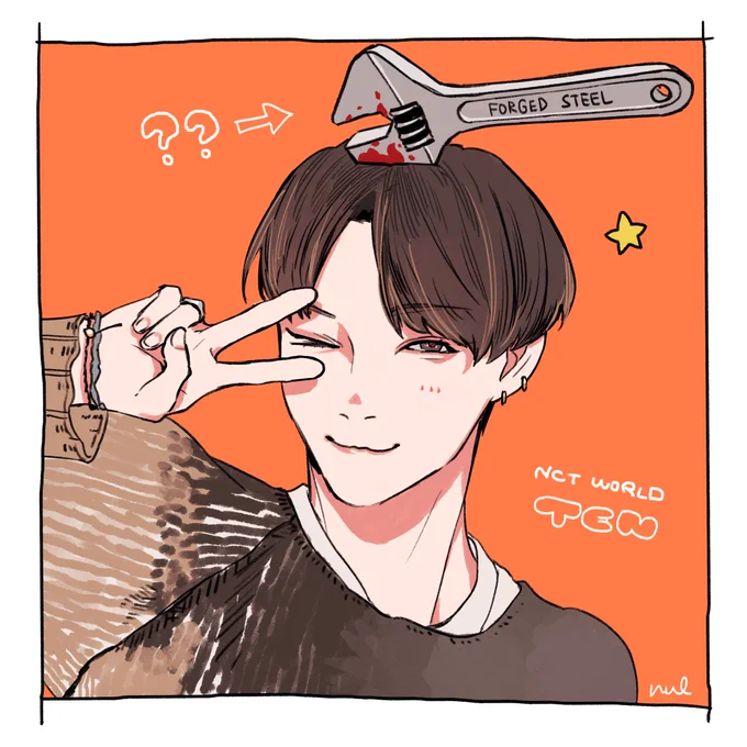 ゾンビのテンちゃん?? #ten #NCTFanart #WayVfanart 