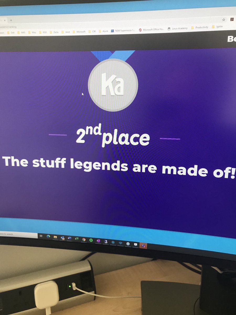 Every week since lockdown back in March I’ve done the weekly quiz with ⁦<a href="/CWGroupUK/">CWGroupUK</a>⁩. Little did I know my newly developed ⁦<a href="/GetKahoot/">Follow @Kahoot</a>⁩ skills would end up winning me a prize at the ⁦<a href="/VeeamUGUK/">VeeamUG.UK</a>⁩ group. #VUGUK. Great quiz