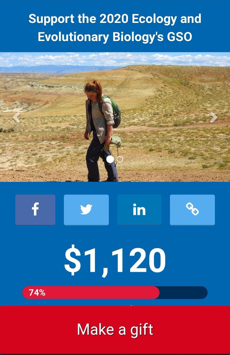 25 days left ! 

 Please consider supporting KU #EEB students through the #LaunchKU campaign by <a href="/KUEndowment/">KU Endowment</a> <a href="/KUSEB/">KU Student Endowment</a>

 launchku.org/project/20222 "