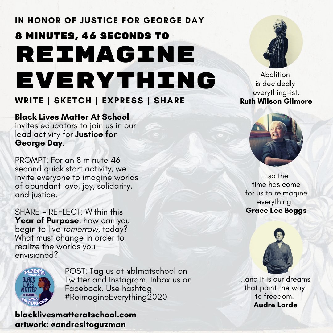 If you missed this announcement from Black Lives Matter at School about this action today, it's not too late. You can do this with students tomorrow or Friday too. Here's a link to more resources: mailchi.mp/d1247fbb3d7c/r…
