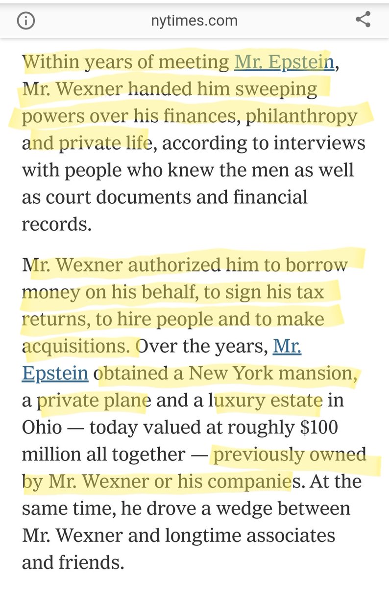 4) Stephen's father (Charles) and uncle (Edgar Sr) were direct business partners with Leslie Wexner and Robert Maxwell, the men who funded Jeffrey Epstein.