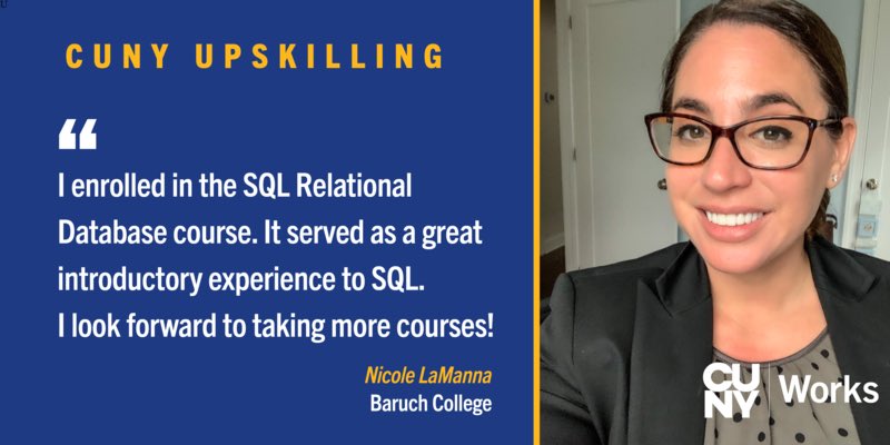 Angie Kamath (@deankamath) on Twitter photo From introductory to advanced, #CUNYUpskilling courses provide students with the skills to succeed. Take your career to the next level with <a href="/CUNY/">The City University of New York</a>: bit.ly/cunyupskill From introductory to advanced, #CUNYUpskilling courses provide students with the skills to succeed. Take your career to the next level with <a href="/CUNY/">The City University of New York</a>: bit.ly/cunyupskill