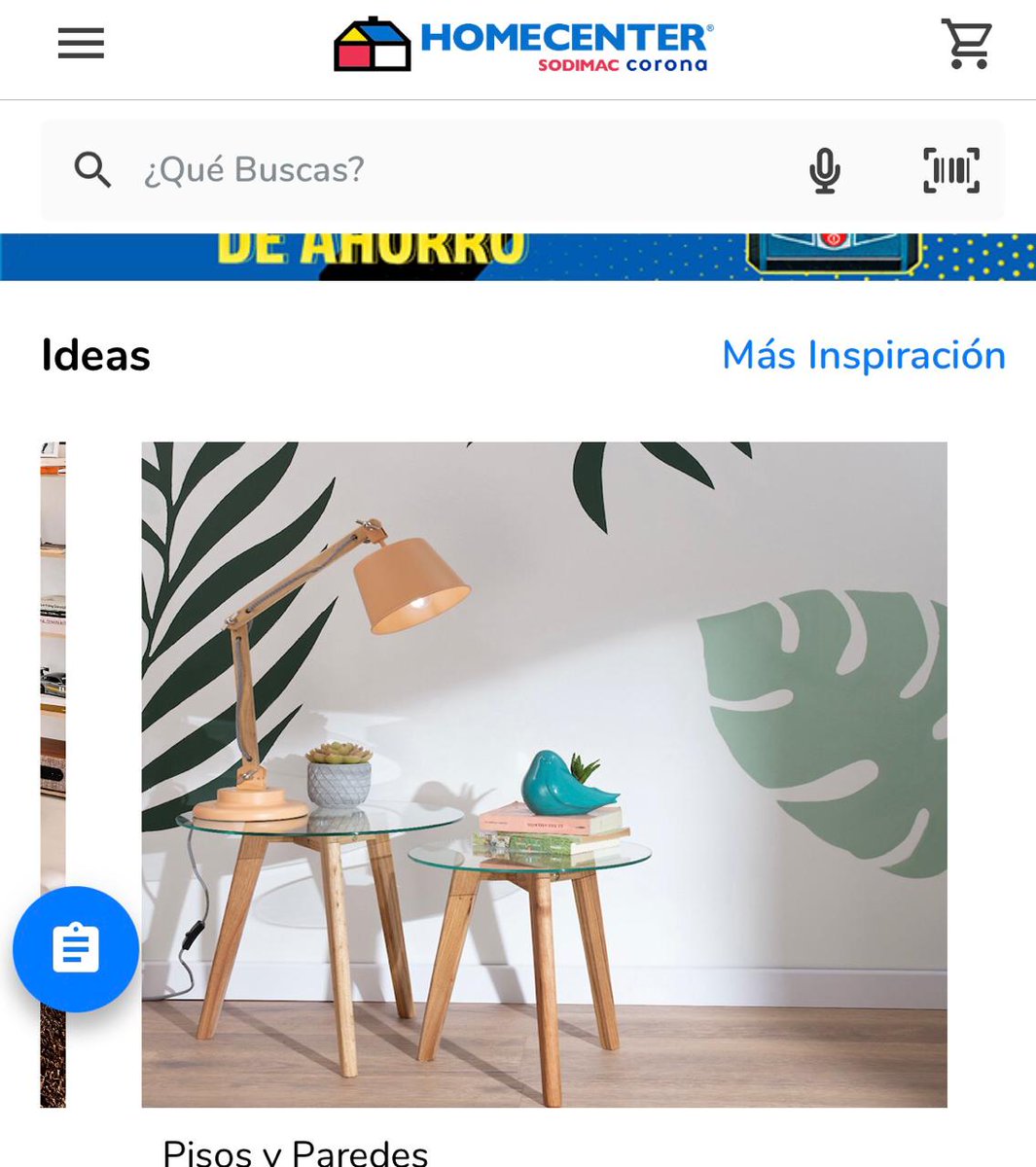 Homecenter_co's tweet photo. ¿Sabías que en la #AAAAPP #Homecenter 📲 puedes inspirarte en el menú ideas y hacer cotizaciones de forma rápida y práctica? https://t.co/wRUzM4a4Al