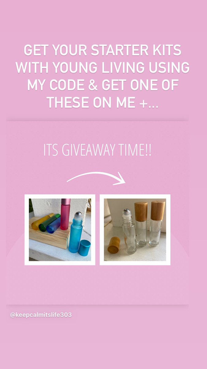 KeepCalm303's tweet photo. I’m doing a giveaway this October! If your buying #essentialoils and want to try Young Livings products get a starter kit and pick your roller bottle https://t.co/IcJsb5T6PX https://t.co/OPxvSayNnT