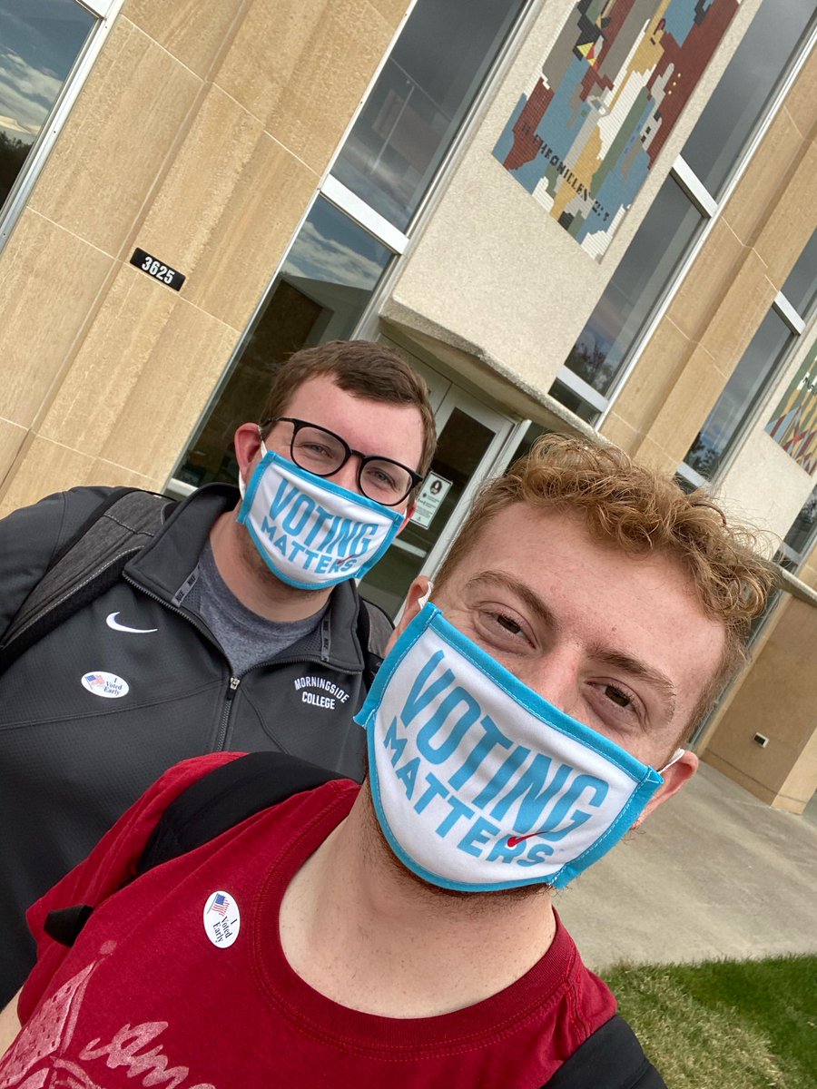 MsideCivic's tweet photo. Hey @MorningsideEdu Mustangs! Don’t forget to cast your ballot TODAY during satellite voting! Stop by the lobby of the Eppley Fine Arts Building between 10 am and 7 pm. #MsideVotes #Vote #Election2020 #VoteReady #BeAVoter https://t.co/FCUUGfIpBb