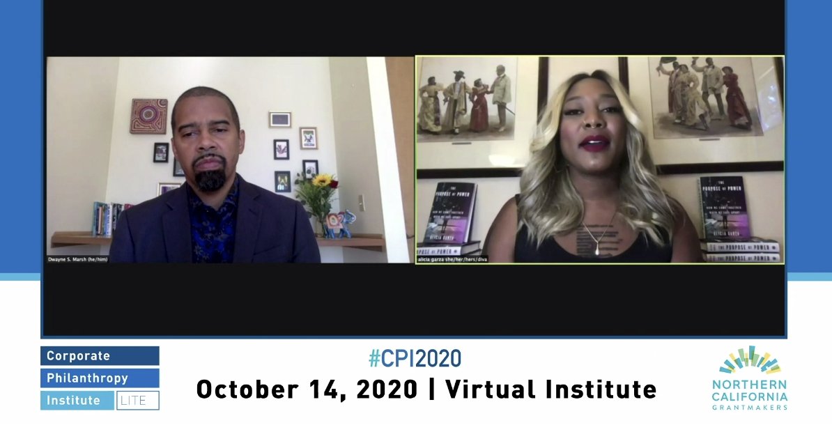 "I think this moment is a reflection of many, many, many years of pain and anguish, and frankly, rigged rules that have left our communities out, and left our communities behind." We're thrilled to have  @aliciagarza join us for a keynote fireside chat with  @DwayneSMarsh!  #CPI2020