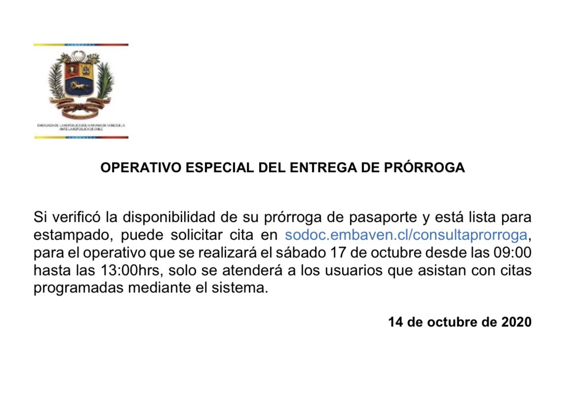 Embajada de Venezuela en Chile tweet media