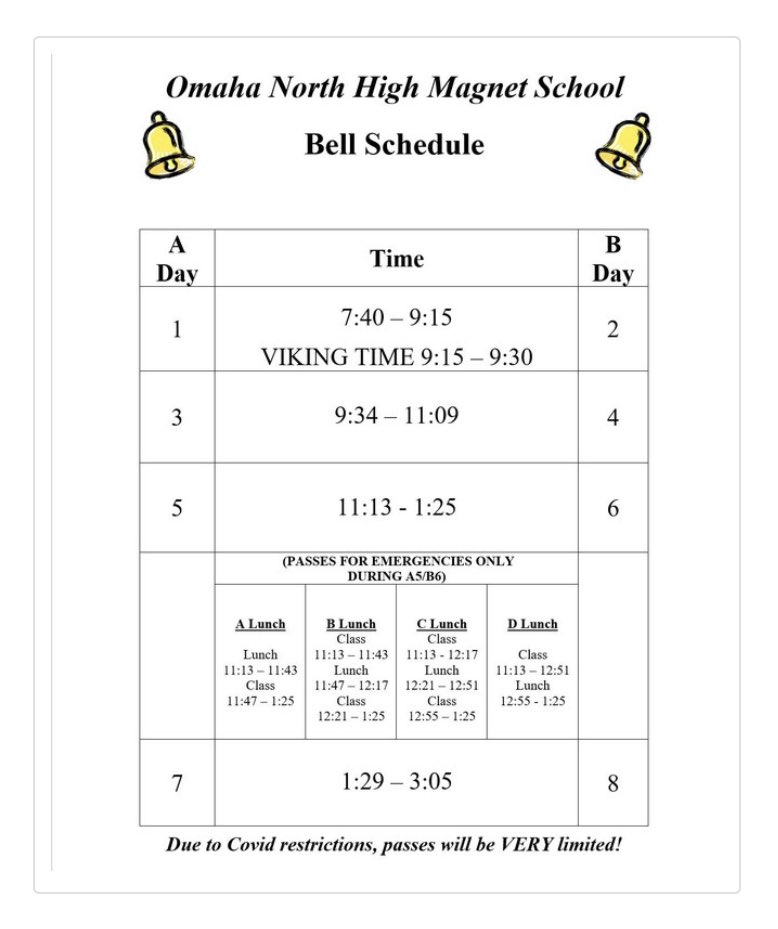 lawofthefarm's tweet photo. “What will my 3:2 schedule starting 10/19 look like at @OPS_NorthHigh?” ...asked the prepared @OmahaPubSchool student and family? Well...I have your answer! #setthosereminders #doyourbest #staysafe #place2be #Vup See you next week doing 3:2! 🤜🏾🤛🏼💪🏼💙💛 https://t.co/SGLLjbkZ3X