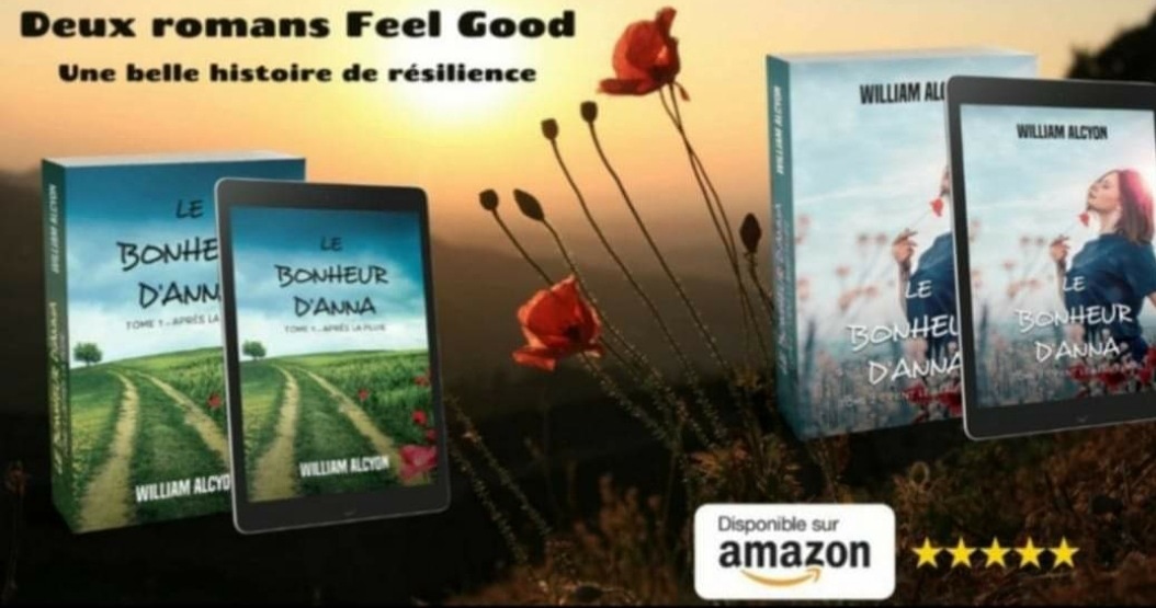 Le bonheur d'Anna - Tome 2 :
a été sélectionné par Amazon pour...
PROMOTION KINDLE DU MOIS 
Ebook à - 50%
(2€ au lieu de 3,99€)

Cliquez ici 👇🏻
amzn.to/3evp906
#feelgood #developpementpersonnel #lecture #littérature #romanfeelgood #kindle #ebook #roman
<a href="/william_alcyon/">William Alcyon</a>