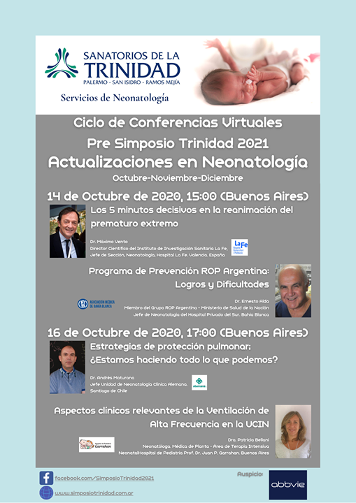 FUNDASAMIN's tweet photo. Comienza el Ciclo de Conferencias Virtuales del Pre Simposio Trinidad 2021 - Actualizaciones en Neonatología.
Pueden verlo a través de FacebookLive:
https://t.co/xnkPftyfcq
#FUNDASAMIN #PRESIMPOSIO2021 https://t.co/iYys2PGfTQ