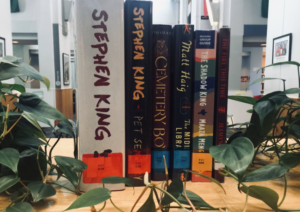 collinsnic's tweet photo. Thrillers, fantasy, romance, historical fiction, non-fiction! We have something for everyone. Stop by the library to check out a new book. #pdschargers https://t.co/B5hdYcoQMv