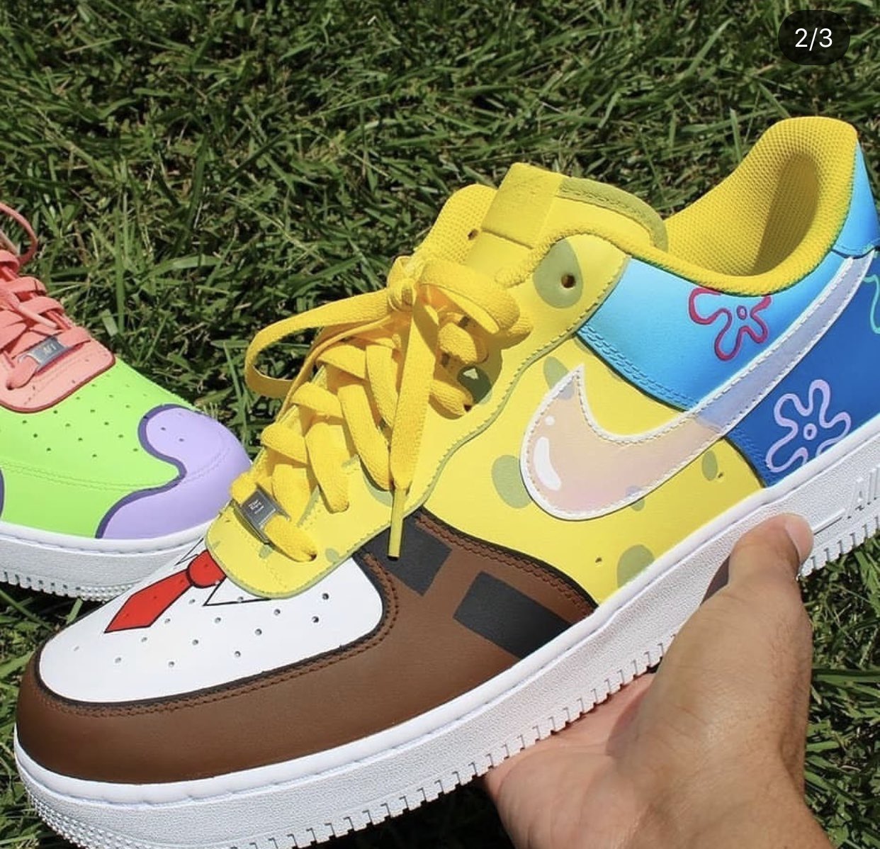 Zapatos de bob esponja y patricio sale