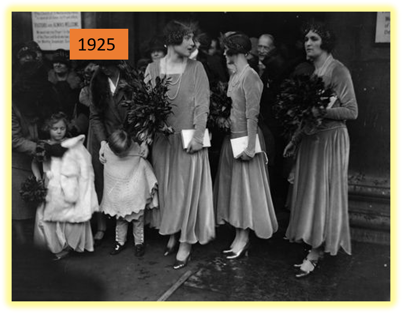abbii_a's tweet photo. Being creative and looking for a change is always human nature. The fashion and the style where we reach now is the product of each generation. Year 1920 below the knee, not long dress, and 1925 velvet become common for bridesmaid
#1925velvet #1920brides dress https://t.co/zj65aXDeaX