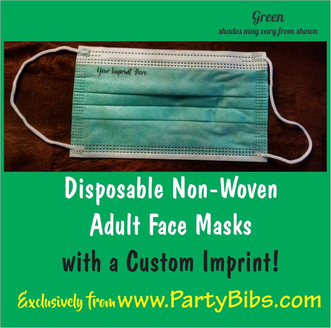 sandscripts's tweet photo. Super Fast Ship! Disposable NonWoven Adult Face Masks, imprinted for your events! Keep it safe, still make it fun! Non-medical grade, novelty face coverings #facemask #printedfacemask #printedmasks #weddingmasks #printedfacecoverings #mask #partybibs #etsymasks #etsy #weddings https://t.co/NU446g8Ktc