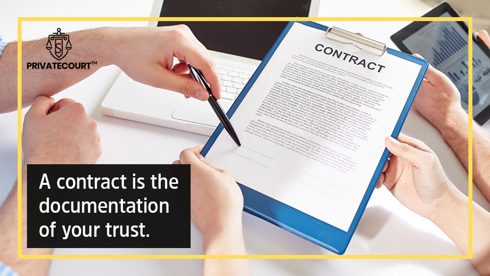 pvt_court's tweet photo. A document of trust will not only secure but increase your business value. An #arbitration clause in #contracts will empower the business with security and growth. for more register with #PrivateCourt 
https://t.co/9ilPsMskYE

.
.

#Mediation #Negotiation #LegalServices #Dispute https://t.co/keJcahwxX7