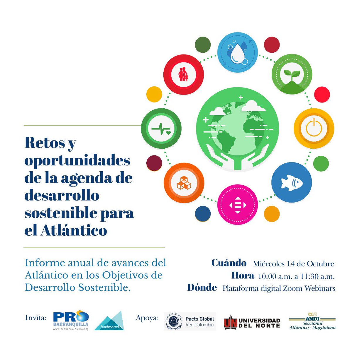 ProBaq's tweet photo. #PBTeInvita 

Conoce HOY los indicadores y el aporte del sector privado a los objetivos de desarrollo sostenible en el Atlántico. 

⏰: 10:30a.m.
Inscríbete 👉🏼 https://t.co/WPaF6m44tT https://t.co/EZpHEfiM2E