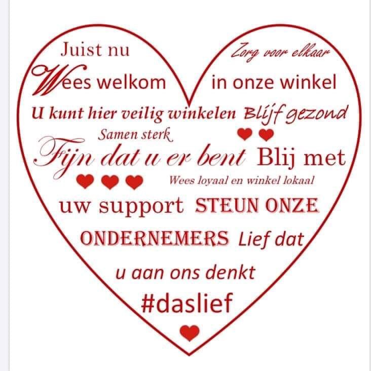 Wees loyaal en koop lokaal! Vooral nu kunnen onze gemotiveerde &amp; enthousiaste ondernemers in heel West Betuwe onze steun heel goed gebruiken. Samen komen we verder! 
#westbetuwe❣️🍀⬇️