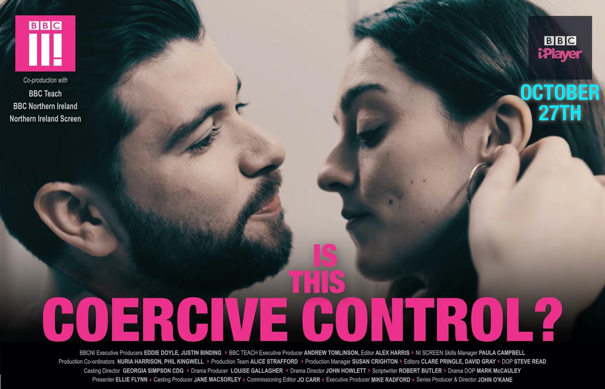 ellieflynn's tweet photo. What is Coercive Control? Would you recognise the signs if you or a loved one were in a controlling or coercive relationship? Our new @bbcthree show brings together a group of young people, to see what they know about this form of domestic abuse. https://t.co/nucadIXwle