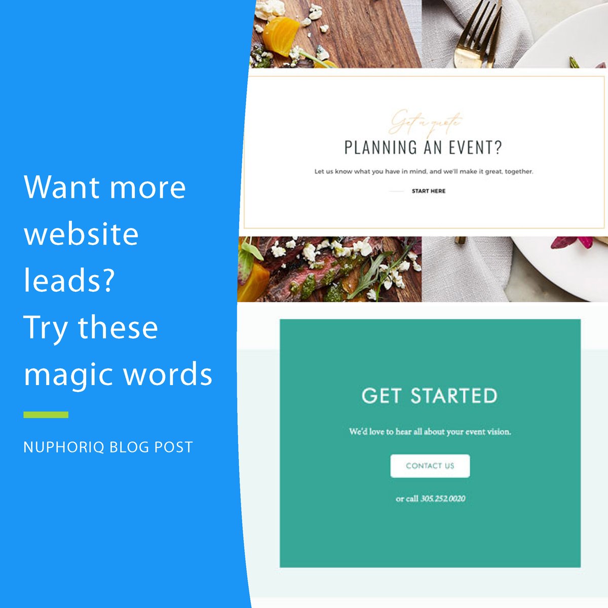 Want more leads? Try these magic words! 
.
Check out 20 effective website call-to-actions that caterers are using to drive leads right now. bit.ly/3iTotDJ