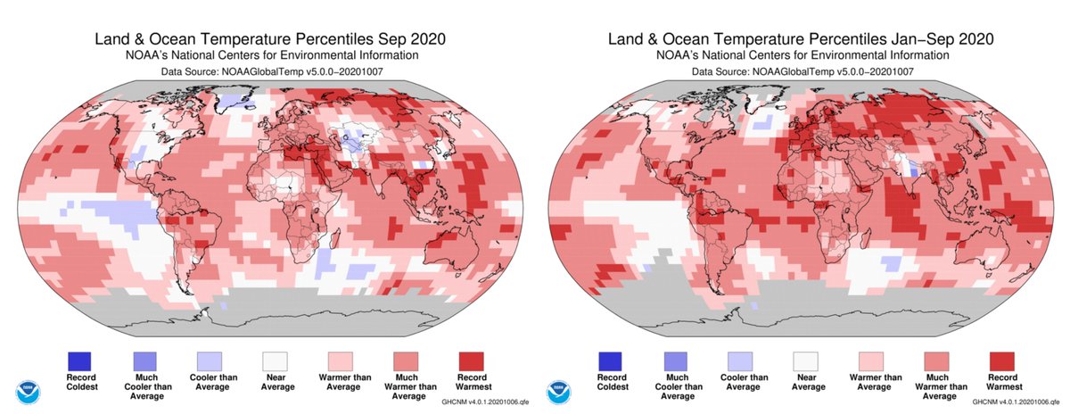 NOAA (@noaa) on Twitter photo Just in: Earth just had its hottest #September on record; 2020 could end up ranking among three-warmest years on record, say <a href="/NOAANCEIclimate/">Auto Detailing</a> scientists
More at bit.ly/371gTVa #StateOfClimate Just in: Earth just had its hottest #September on record; 2020 could end up ranking among three-warmest years on record, say <a href="/NOAANCEIclimate/">Auto Detailing</a> scientists
More at bit.ly/371gTVa #StateOfClimate