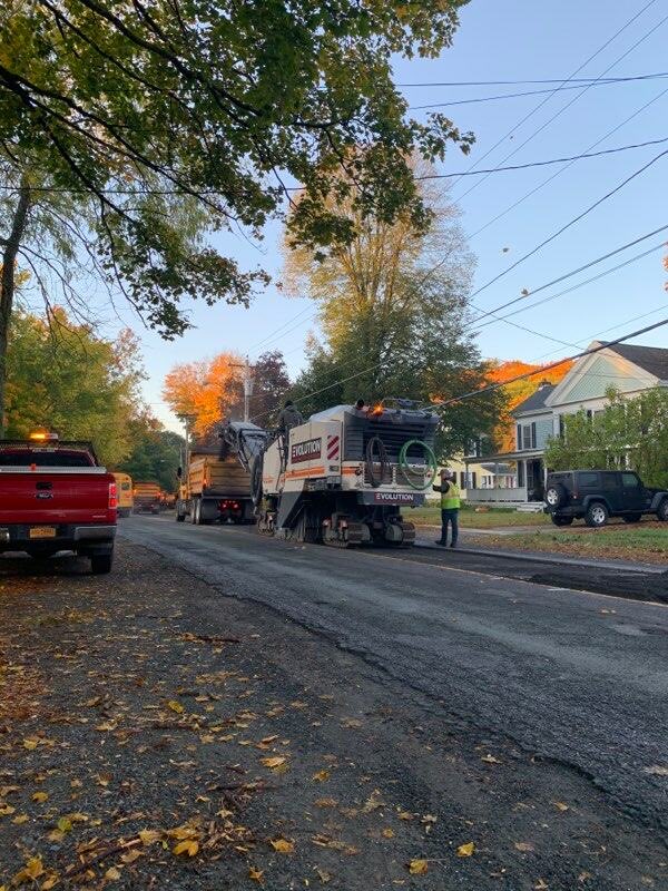 RensCoHighway's tweet photo. WORK NOTIFICATION Contractors under the supervision of the Rensselaer County Highway Department milling State Street in the Village of Valley Falls on schedule. Expect minor delays. https://t.co/cwrpkNIWcc