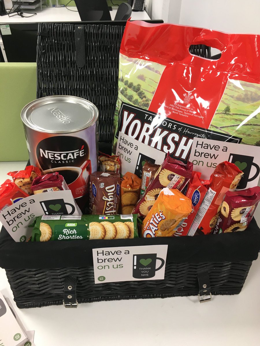 HCunningham42's tweet photo. Thank you to @1NewBeginnings_ @laneenduk  for the generous donation of tea, coffee and plenty of biscuits for all our @cwpnhs colleagues in our community teams and primary care teams. A true feeling of caring in the community 😀 https://t.co/10iD4GN7BA