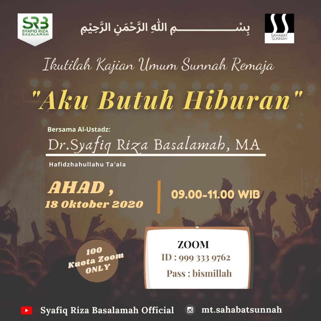 ustadzsyafiq's tweet photo. Kajian Pekan Ini https://t.co/Ij9j2aojHw