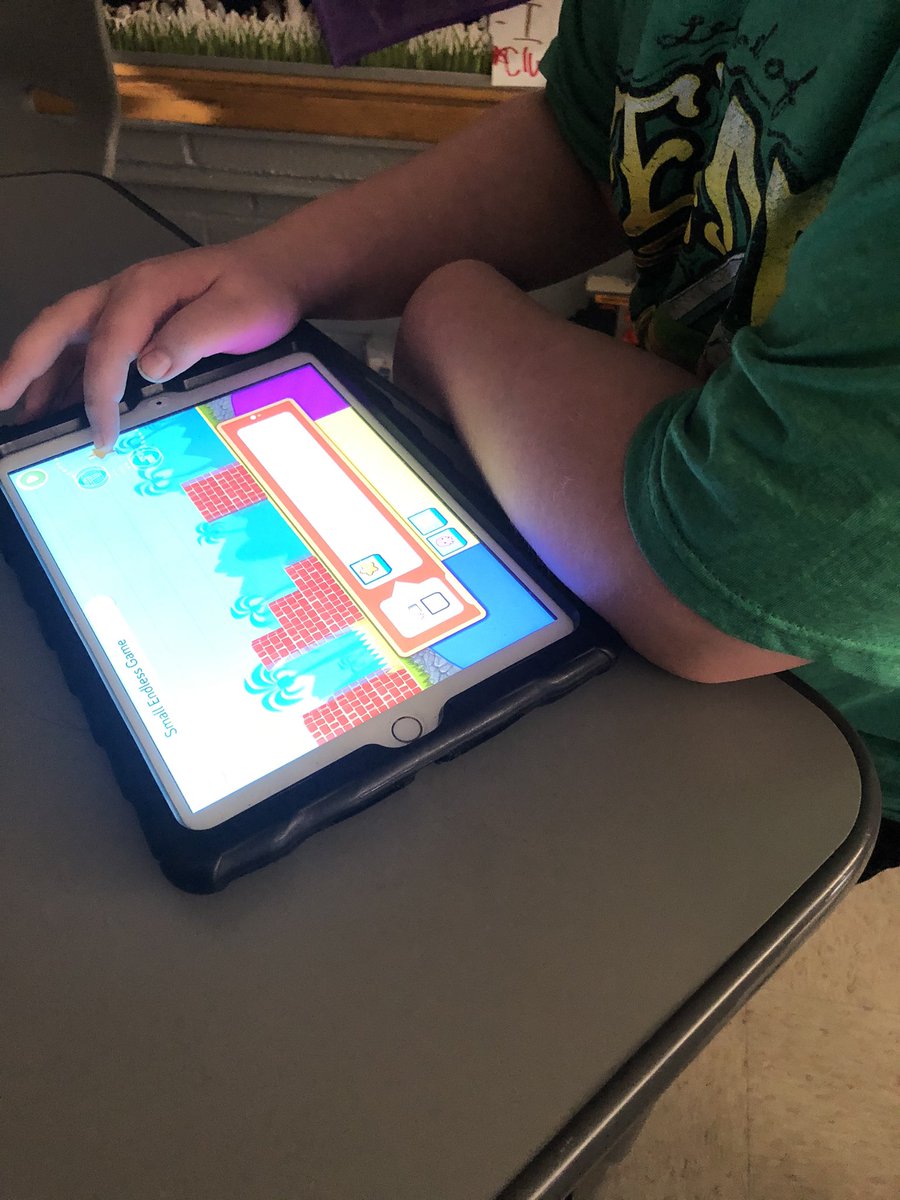 Introduced the 5th graders to <a href="/codesparkapp/">codeSpark Academy</a> today. They made their own video games and coded at the same time! <a href="/usd259libraries/">usd259libraries</a> #wpsproud #lomagnet
