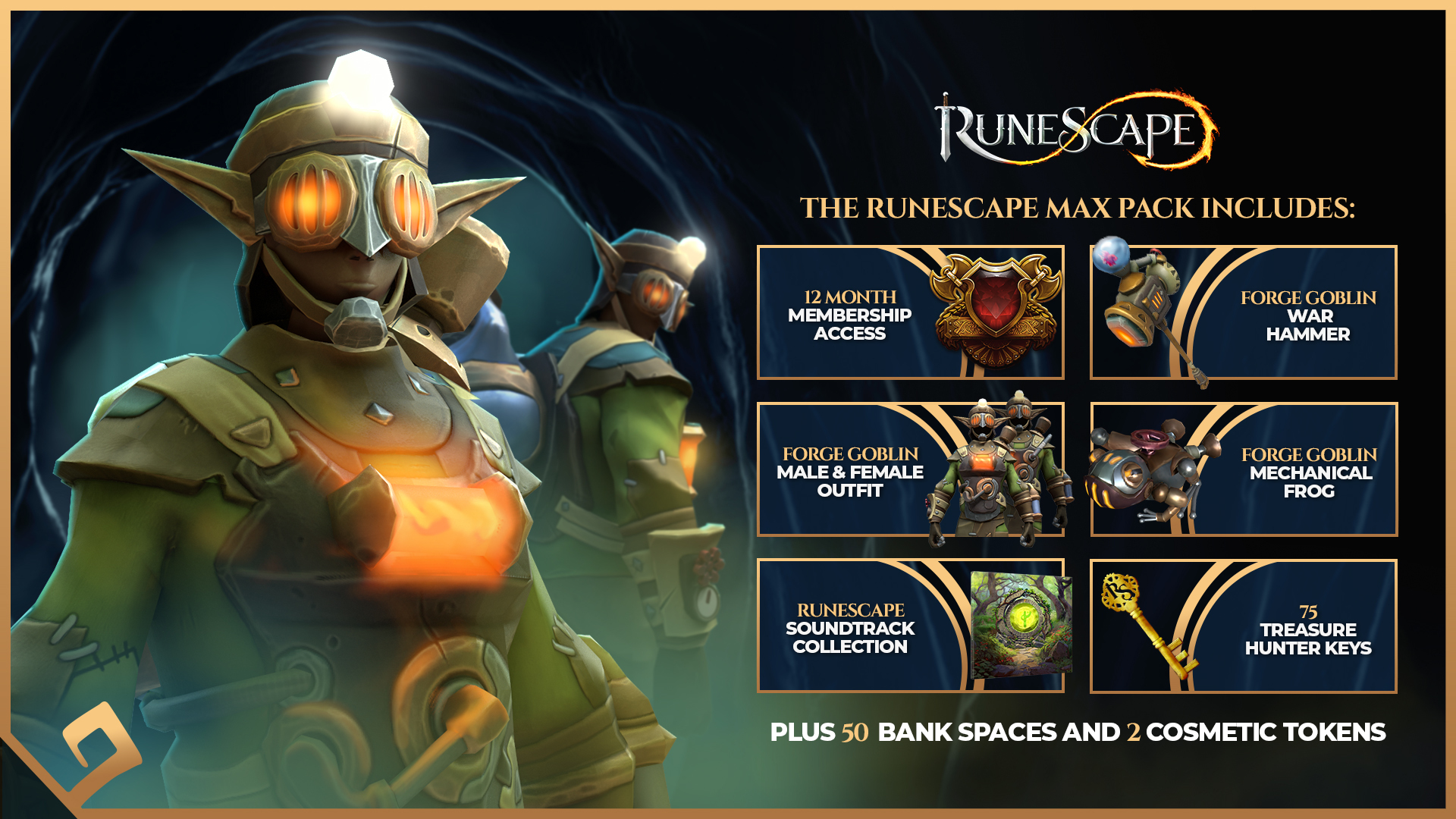 Højttaler fragment Picasso RuneScape on Twitter: "Playing on Steam can net you the following rewards:  ⭐️ Collect 20 New Achievements, 15 Trading Cards, and other Steam  customisations 💎 Grab a membership pack on Steam to