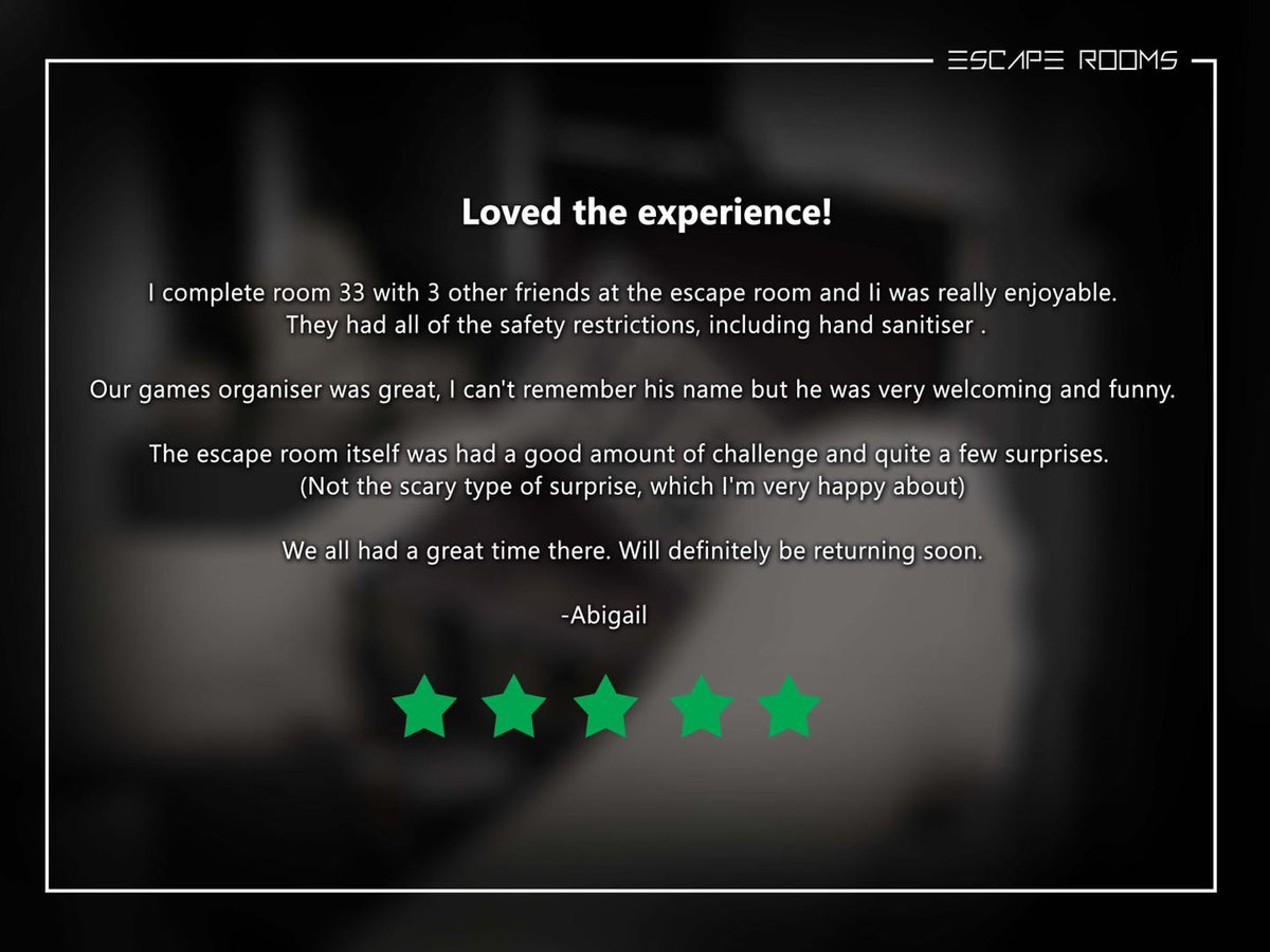 Escape Rooms tweet media